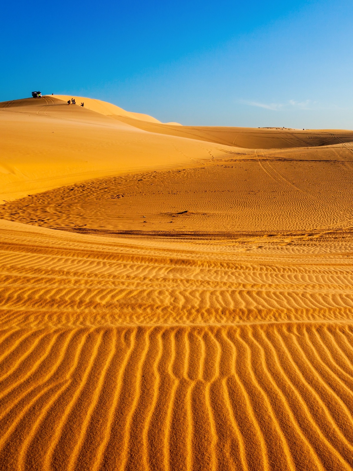 Đồi cát lúc hoàng hôn gần thành phố Mũi Né , Phan Thiết ở Việt Nam.1600 x 1200px (1)
